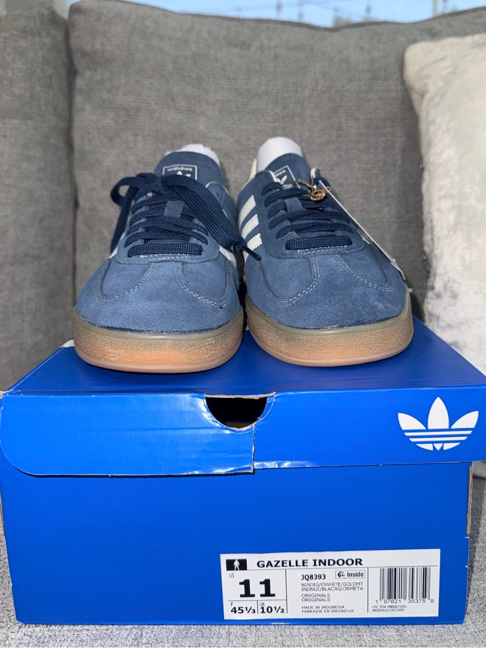 Adidas Gazelle Indoor Men's Suede Sneakers NWT - Picture 3 of 5